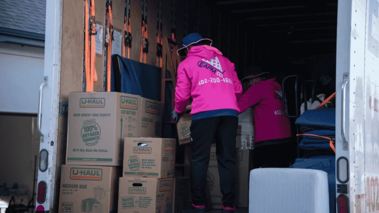Easy As Pie movers loading the truck